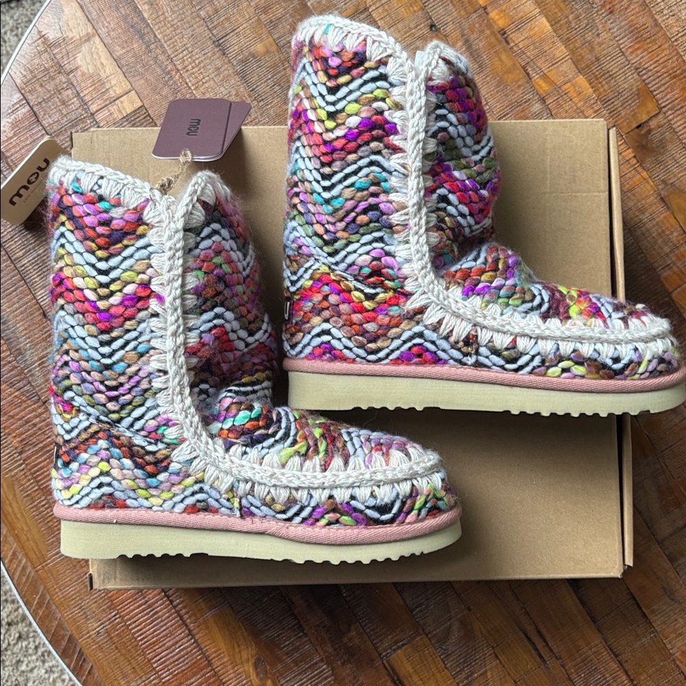 Mou Arctic 24 Colorful Wool Winter Boots - Picture 6 of 12